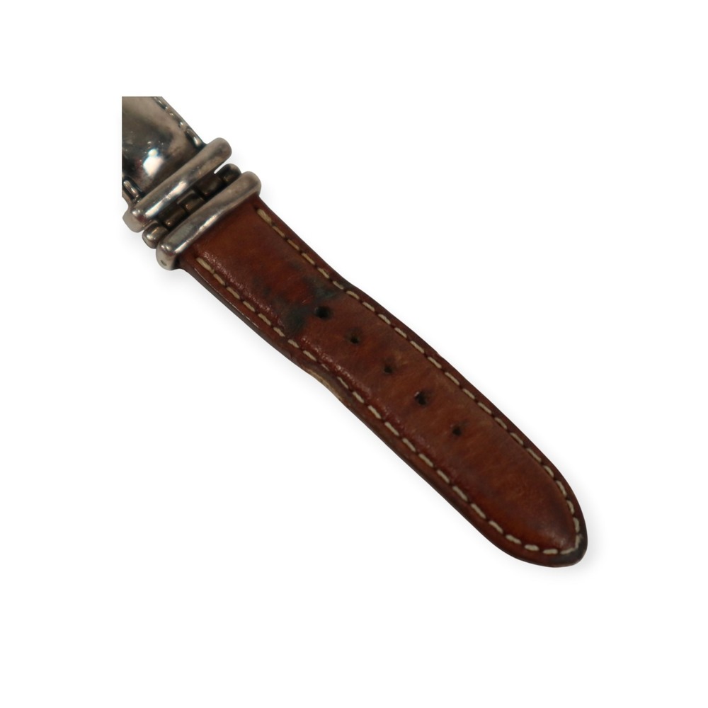 Ecclissi Sterling Silver and Leather Watch - Needs Battery - Picture 9 of 10